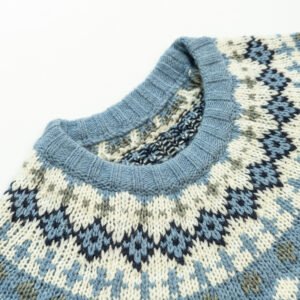 wool pullover icelandic pattern