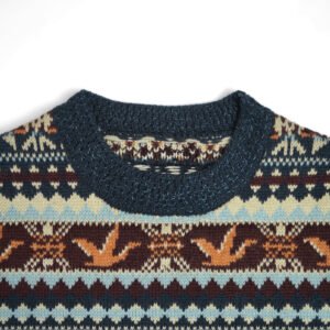 wool pullover aztec striped