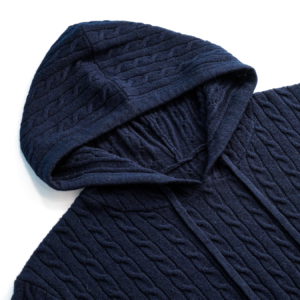 wool Hoodie cable
