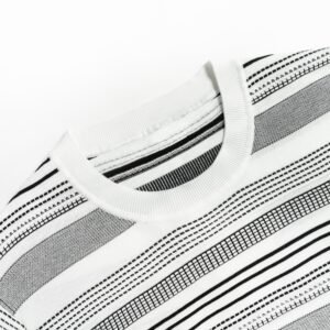 cotton polo T-shirt striped Breathable