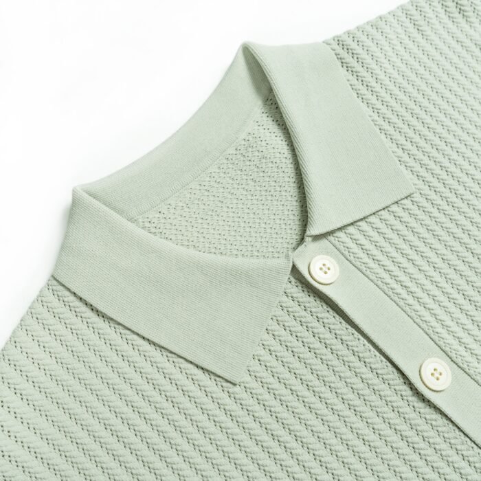 Summer lightweight sweaters summer sweaters men open work sweater polo T-shirt mens Sweaters private label Ainear-clothing