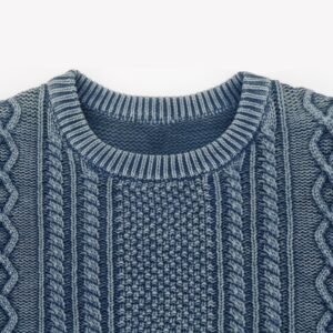 cotton pullover acid wash