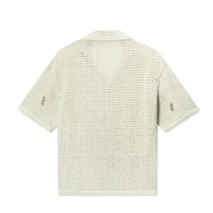 cotton polo T-shirt short sleeve Hollow sweater