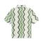 summer cardigan sweaters short sleeve sweaters for summer Open weave striped 100 cotton Ainear-clothing
