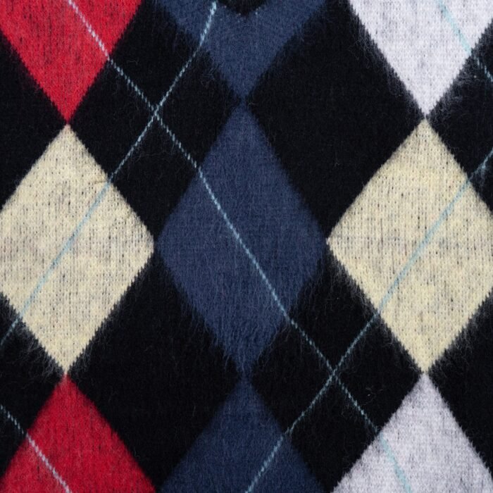 mens Sweaters OEM / ODM mohair v neck men sweaters men's vest Breathable sweaters waffle print graphic