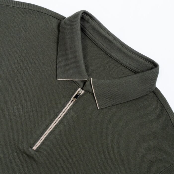mens Sweaters customized 1/4 zip polo T shirt 100 cashmere lightweight summer sweaters