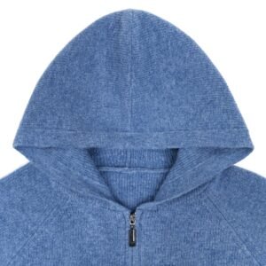 cashmere cardigan hooded full zip basic