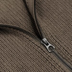 cotton cardigan hoodie full zip