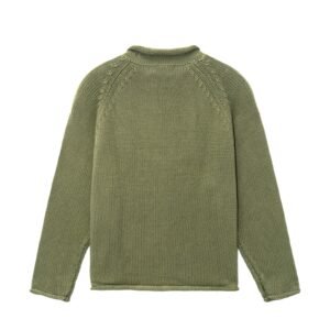 cotton pullover weight ribbed weave