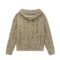 mens hooded sweaters full zip cardigan pocket cable jacquard graphic 100 wool mens Sweaters distributor Ainear-clothing