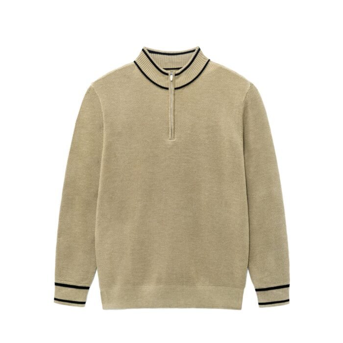 mens Sweaters supplier men's fall sweaters men's lightweight sweaters 1/4 zip round neck weave pullover weight sweaters