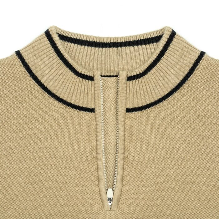 mens Sweaters supplier men's fall sweaters men's lightweight sweaters 1/4 zip round neck weave pullover weight sweaters