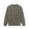 mens Sweaters wholesale acrylic jacquard cable acid wash mens knit sweaters from Ireland