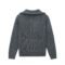 acrylic mens pullover sweaters 1/4 zip shawl collar ribbed basic men's unique sweaters