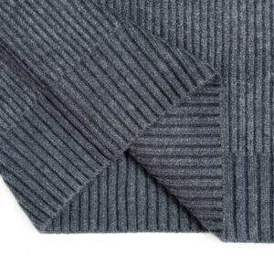 acrylic pullove 1/4 zip shawl collar ribbed