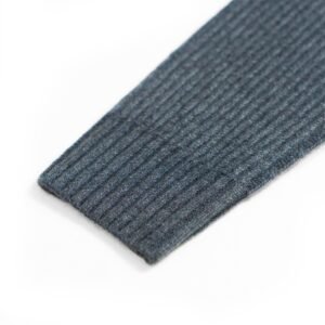 acrylic pullove 1/4 zip shawl collar ribbed