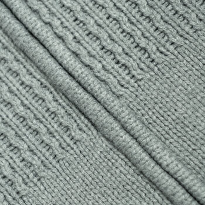 full zip pullover sweaters 100 acrylic jacquard cable weave striped mens Sweaters custom