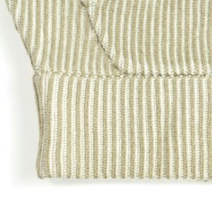 wool cardigan hooded full zip pocket weave striped
