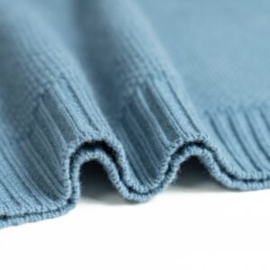 cashmere pullover hooded 1/4 zip waffle
