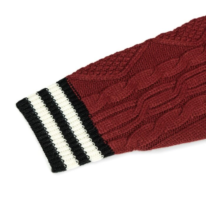 cable weave striped cardigan college varsity preppy Fraternities cardigan sweater mens Sweaters factory Ainear-clothing