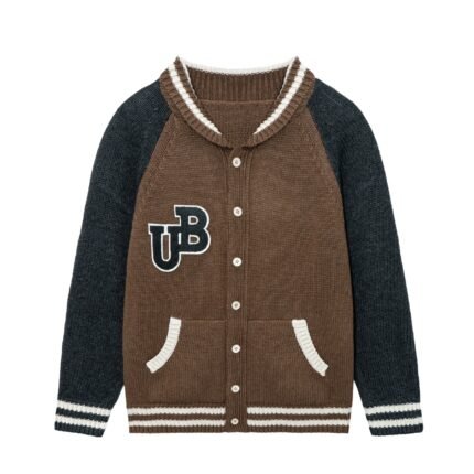 wool cardigan letter custom college varsity preppy Fraternities cardigan sweater mens Sweaters custom Ainear-clothing