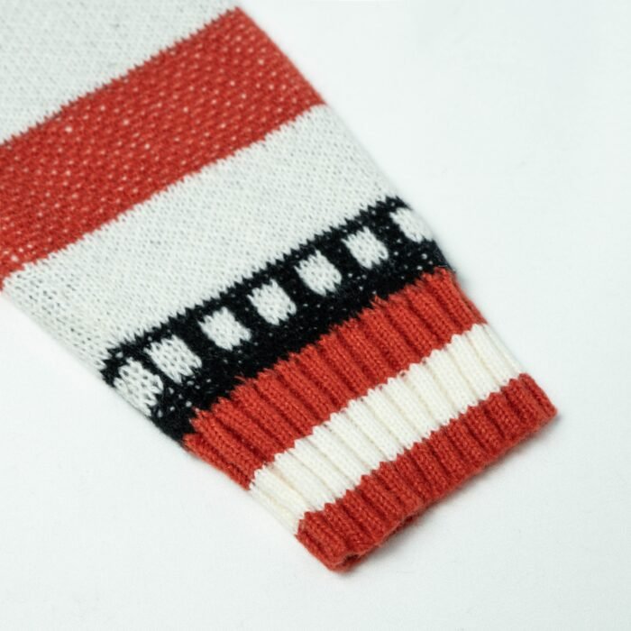 aztec graphic zip cardigan wool intarsia crochet hand made mens Sweaters exporter
