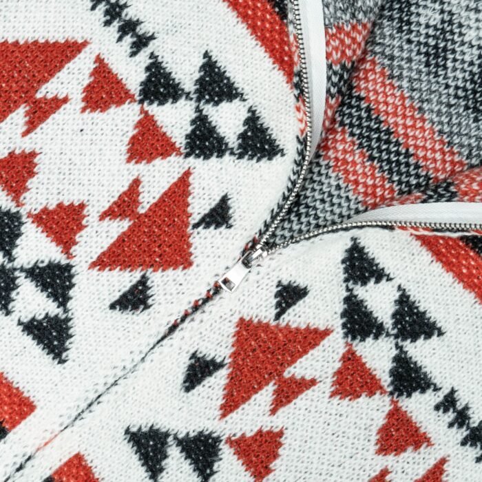 aztec graphic zip cardigan wool intarsia crochet hand made mens Sweaters exporter