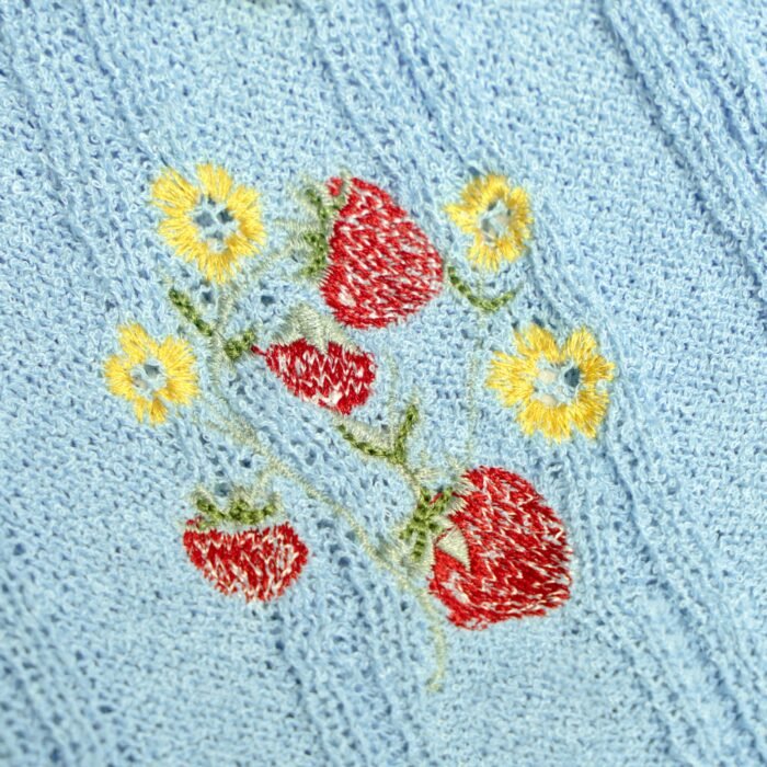 jacquard polo T-shirt short sleeve Hollow weave embroidery pattern breathable