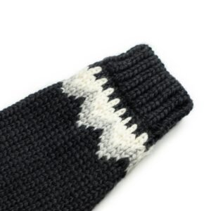 cotton pullover fair isle jacquard graphic weave