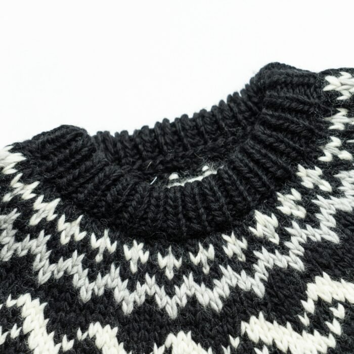 Wool Mens Pullover Sweaters – Fair Isle Jacquard Graphic OEM/ODM