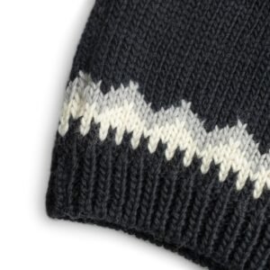 cotton pullover fair isle jacquard graphic weave