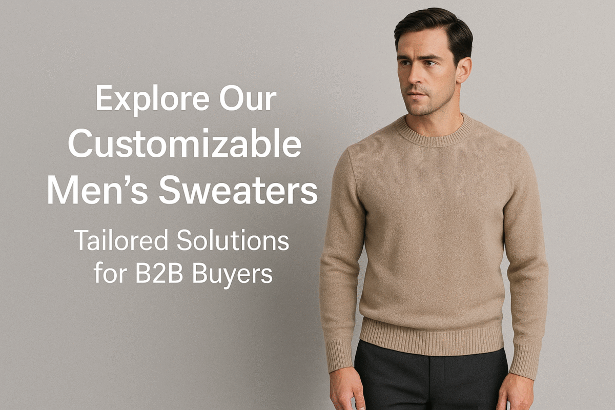 Explore Our Customizable Men's Sweaters, Including Cardigans And Hooded Styles. Discover Volume Production Solutions With Asian Factories Tailored To Your Needs