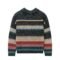 mohair mens full zip cardigan sweaters thick jacquard striped graphic