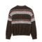 Wool Mens Vintage Breasted Cardigan – Embroidery Striped Customized Sweaters