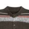 Wool Mens Vintage Breasted Cardigan – Embroidery Striped Customized Sweaters