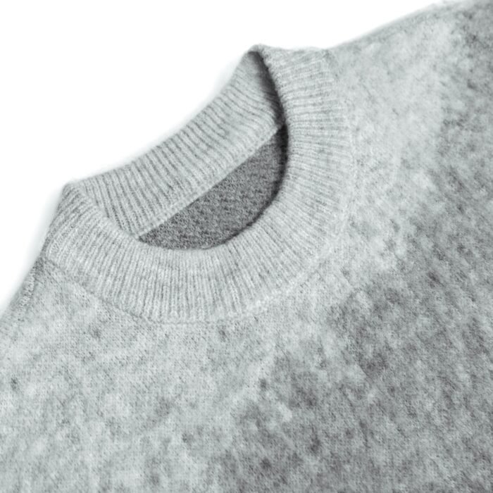 Mohair Mens Pullover Sweaters – Tie Dye Intarsia Graphic Distributor