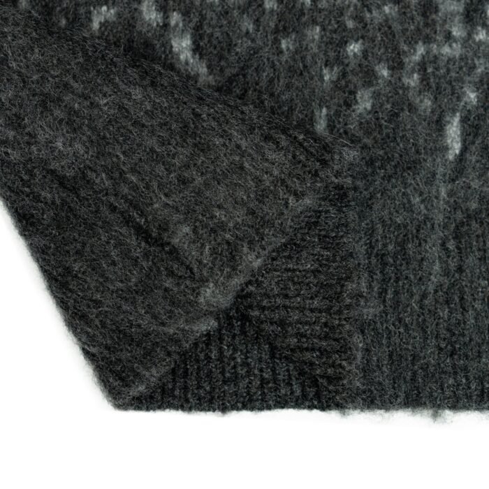 Mohair Mens Pullover Sweaters – Tie Dye Intarsia Graphic Distributor