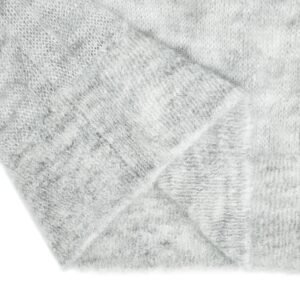 mohair cardigan breasted crochet waffle striped graphic