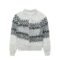 mohair mens cardigan sweaters breasted crochet waffle striped graphic