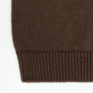 mohair hoodie full zip crochet intarsia graphic