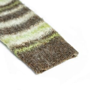 mohair cardigan full zip cardigan jacquard striped graphic