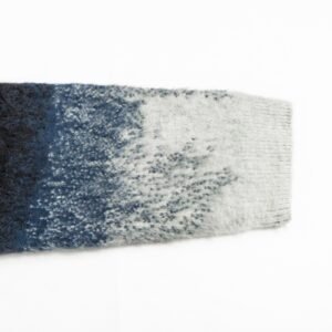 mohair cardigan v neck tie dye striped graphic