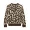 Mohair Mens Deep V Neck Leopard Graphic Cardigan Sweaters Bulk