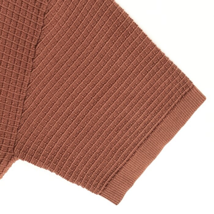 cotton Mens Polo T-Shirt Sweaters with Crochet Weave – Exporter