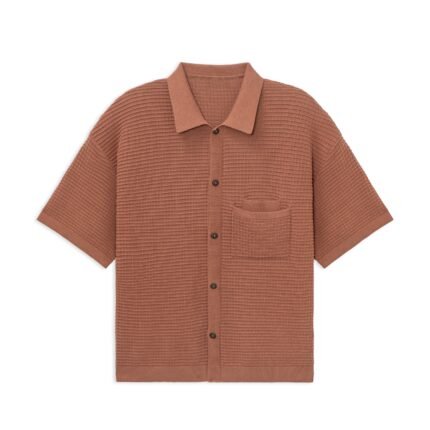 cotton Mens Polo T-Shirt Sweaters with Crochet Weave – Exporter