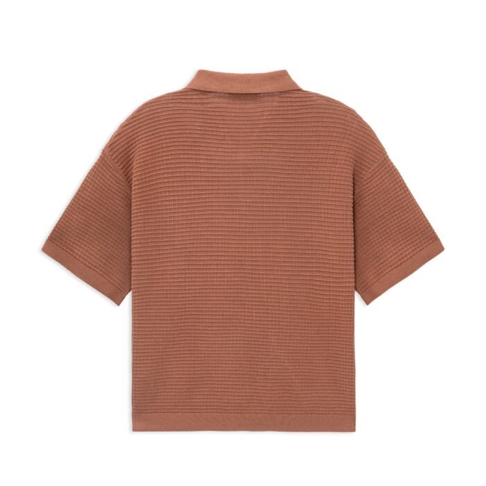 cotton Mens Polo T-Shirt Sweaters with Crochet Weave – Exporter