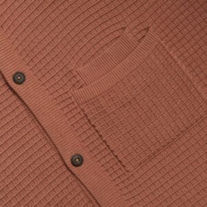 cotton polo T-shirt breasted weave crochet
