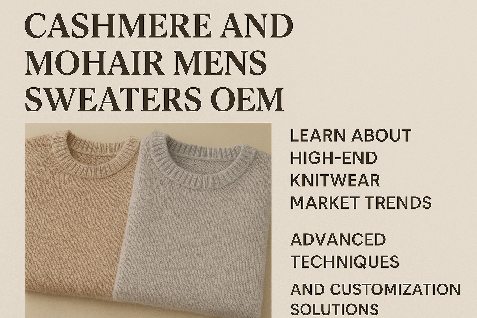 Cashmere & Mohair Mens Sweaters OEM Design Your Own Collections With Breathable Weave From Mens Sweaters Manufacturer In DaLang Cashmere & Mohair Mens Sweaters OEM Design-Your-Own Collections with Breathable Weave from Mens Sweaters Manufacturer in DaLang
