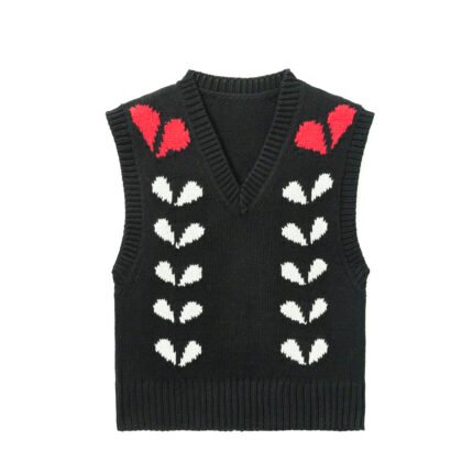 Thin summer sweaters deep V vest summer sweaters crochet mens Sweaters manufacturer Ainear-clothing