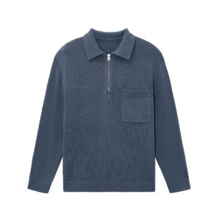 mens Sweaters supplier quarter zip pullover weight sweaters cotton weave Ainear-clothing